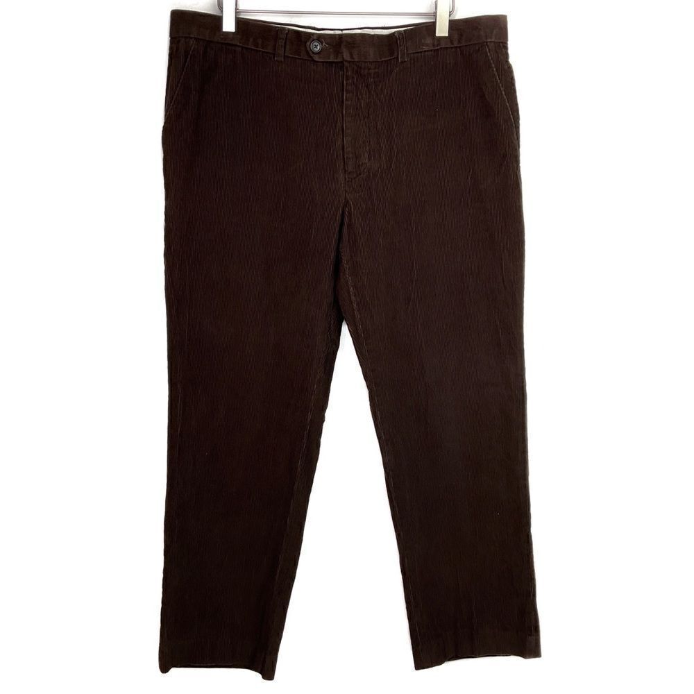 Lauren Ralph Lauren Dark Brown Corduroy Pants Custom Hem 36